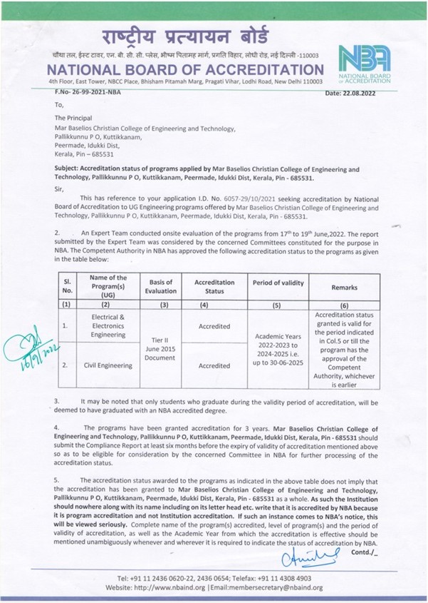 NBA Certificate 1